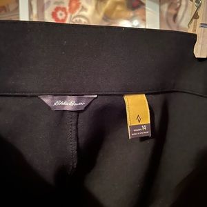 Eddie Bauer Black Leggings, Size 14